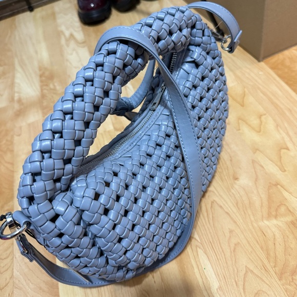 Sincerely Jules Blue Woven Shoulder Bag - Picture 7 of 16